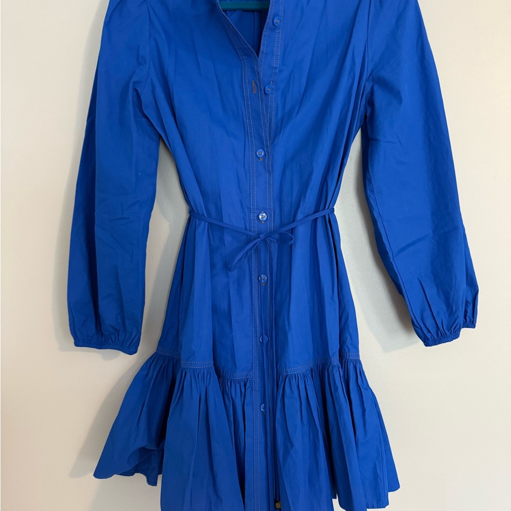 Zara Blue Button-Up Dress